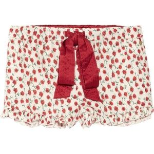 Juicy Couture Winter Rose Flannel Boxer Pajamas S/P